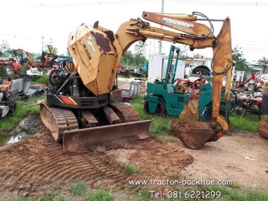 ขาย sale รถขุด แบ็คโฮ YANMAR YB551X แทรคยาง บูมอาร์มสไลด์ได้ เก่านอกแท้ ขาย sale รถขุด แบ็คโฮ YANMAR YB551X แทรคยาง บูมอาร์มสไลด์ได้ เก่านอกแท้