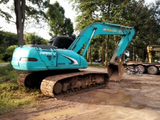 รถแบคโฮ KOBELCO SK200 Mark 5 ธรรมดา ใบแทร็ค 80 cm.