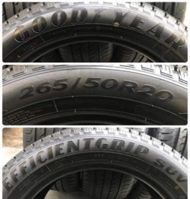 ยางใหม่ 265-50-20 ป้ายแดงจากห้าง GoodYear
