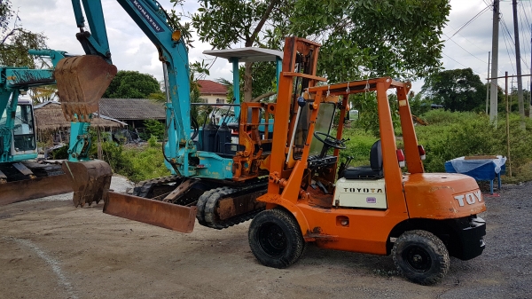 ขายด่วนยกดูจริงรถยกTOYOTA 3FG25ยก2.5ตันงากะดกเสาสูง3.50เมตรเคื่องโต้ต้า4สูบเบนซินติดแก็สได้ยางหน้าคู้รถนอกเพิ่งนำเข้ามายังไม่เคยใช้งานในเมืองไทยเลย