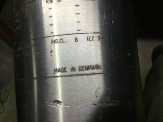 ปั๊มซัปเมิร์ส กรุนฟอส 3 hp 3 เฟส 380 โวลท์