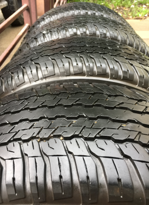 ยาง Dunlop 265 60 18 ปี16 ดอกเต็ม เนื้อนิ่มๆ ใช้ยาว ราคาไม่แพง
