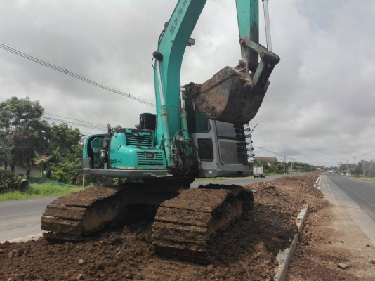 รถแบคโฮ KOBELCO SK100 Mark 5 Super แทร็คใหญ่ ช่วงล่างใหญ่พิเศษ