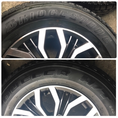 แม็กป้ายแดง ISUZU MU-X ขอบ17 พร้อมยางBridgestone 255-65-17