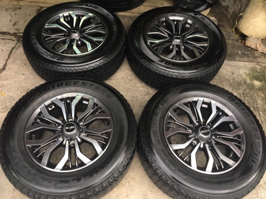 แม็กป้ายแดง ISUZU MU-X ขอบ17 พร้อมยางBridgestone 255-65-17