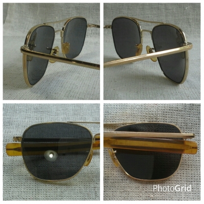 แว่นตาอเมริกันเสืออากาศอันลือลั่น ยุค &#039;70s / แมด เมน อีรา  Original COMMAND handmade in USA