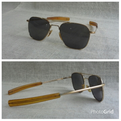 แว่นตาอเมริกันเสืออากาศอันลือลั่น ยุค &#039;70s / แมด เมน อีรา  Original COMMAND handmade in USA