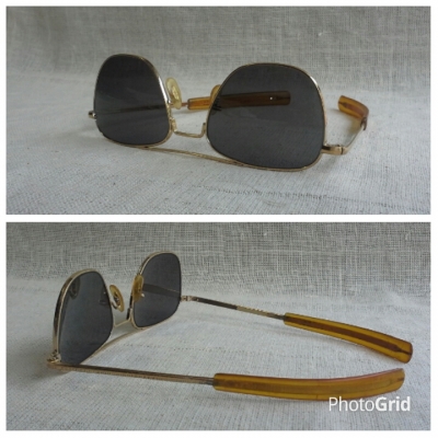แว่นตาอเมริกันเสืออากาศอันลือลั่น ยุค &#039;70s / แมด เมน อีรา  Original COMMAND handmade in USA