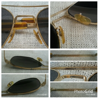 แว่นตาอเมริกันเสืออากาศอันลือลั่น ยุค &#039;70s / แมด เมน อีรา  Original COMMAND handmade in USA
