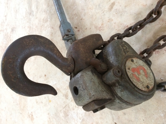 รอกมือโยก 3ตัน งานเก่า มือ 2