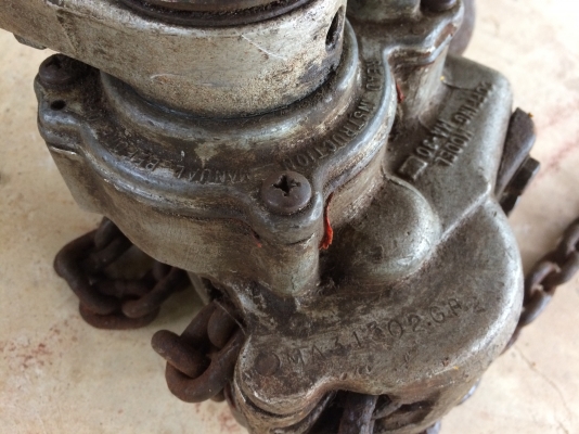 รอกมือโยก 3ตัน งานเก่า มือ 2