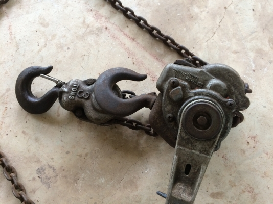 รอกมือโยก 3ตัน งานเก่า มือ 2