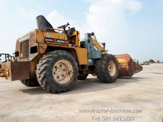 ขาย รถตัก MITSUBISHI WS300A เอวอ่อน 4WD ยกสูงได้ 3.50 เมตร พร้อมใช้งาน