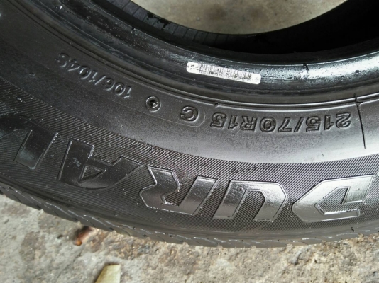 215/70R15   BRIDGESTONE DURAVIS R611  ชุด 4 เส้น   tel.081-427-3941