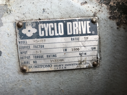 ขายหัวเกียร์ทดรอบ Cycro drive Sumitomo อัตราทด 1:59 Made in Japan สภาพสวยหมุนนิ่ม พร้อมใช้งาน