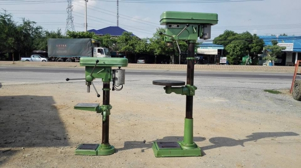 ** SOLD ** สว่านแท่นเจาะ Shorp ตัวสูง 170 cm ไฟบ้าน 220V พร้อมใช้