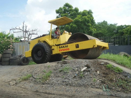 รถบดสั่นเสทือน SAKAI SV500D เปลือกเดียว2เพลา6สูบ เอกสารเล่มทะเบียน3800ช.ม รถบดสั่นเสทือน SAKAI SV500D เปลือกเดียว2เพลา6สูบ เอกสารเล่มทะเบียน3800ช.ม
