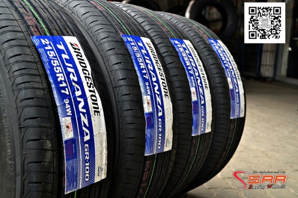 BRIDGESTONE GR100 215/55R17 ปี17 เส้นละ 5,500 บาท BRIDGESTONE GR100 215/55R17 ปี17 เส้นละ 5,500 บาท