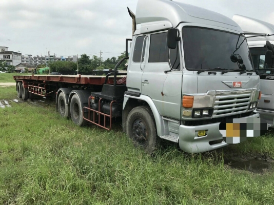 ขายด่วน หัวลาก HINO เครื่องP11 320 แรง สองเพลา เครื่องเกียร์ดี คัชชีสวย ยางพร้อมใช้งาน เอกสารเล่มทะเ