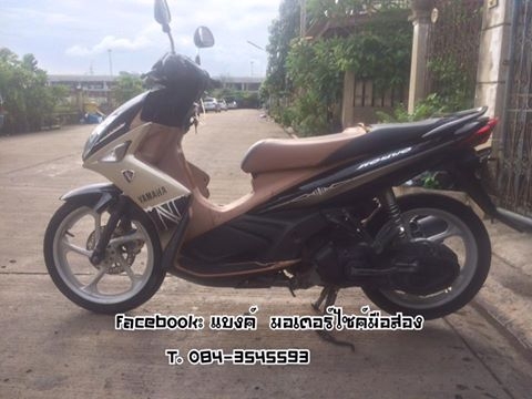 ยามาฮ่า นูโวอิลิแกนซ์135cc. 15500เครื่องดี สภาพเดิมๆ ล้อแมกแท้โรงงาน เล่มพร้อมชุดโอน ขายตามสภาพคับ ม