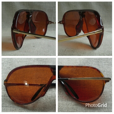 โคตรแว่นตาวินเทจออสเตรียน ยุค &#039;80s  โมเดล &#039;หยดน้ำตา&#039;  เดอะ บิ๊กเนม ตัวจริง  Vintage CARRERA handmade in Austria  บิ๊กไซซ์!