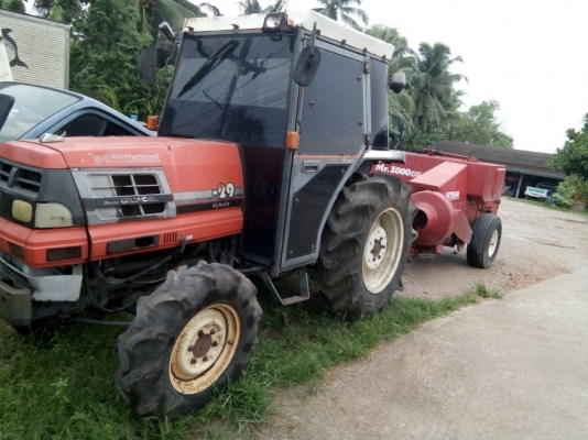 ขายรถไถพร้อมเครื่องอัดฟาง