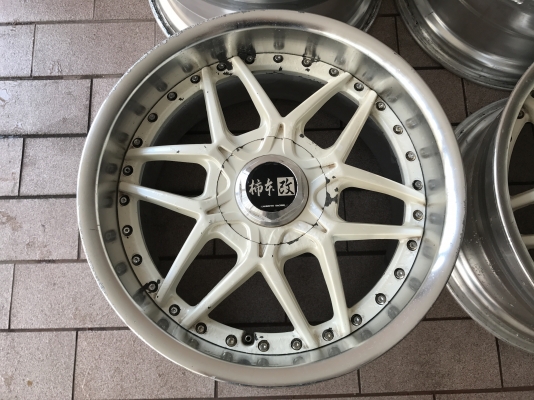 ล้อเเท้ KAKIMOTO GT 17หน้า9หลัง10สีเดิมๆญี่ปุ่นตามสภาพไม่คดไม่ดุ้งไม่ซ่อมไดๆทั้งสิ้นสภาพจากญี่ปุ่นจริงๆ