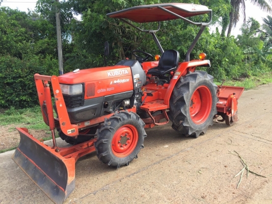 พร้อมใช้ แทรกเตอร์ L3408DI ใบดันดิน+โรตารี RX163E-S