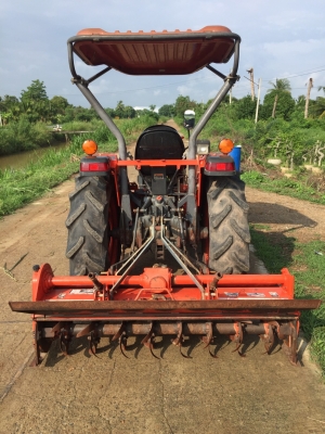 พร้อมใช้ แทรกเตอร์ L3408DI ใบดันดิน+โรตารี RX163E-S