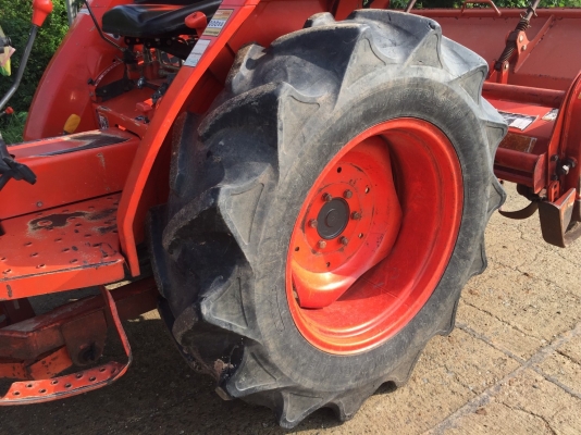 พร้อมใช้ แทรกเตอร์ L3408DI ใบดันดิน+โรตารี RX163E-S