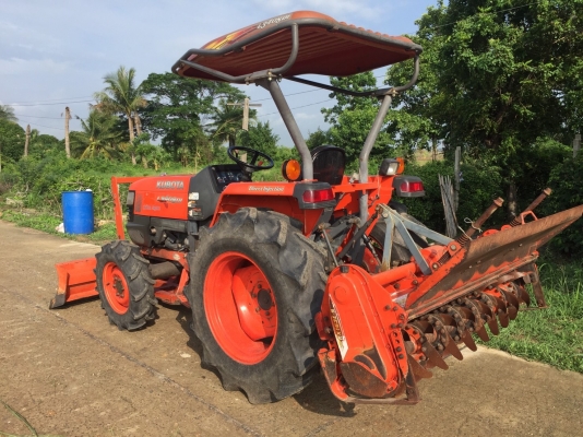 พร้อมใช้ แทรกเตอร์ L3408DI ใบดันดิน+โรตารี RX163E-S
