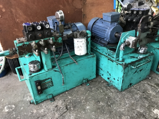 ขายชุดปั้มน้ำมันไฮโดรลิคขนาด 3HP. 380V พร้อมชุดวาล์วคอนโทรล อุปกรณ์ครบ สภาพสวย พร้อมใช้งาน มี 3ชุดครับ