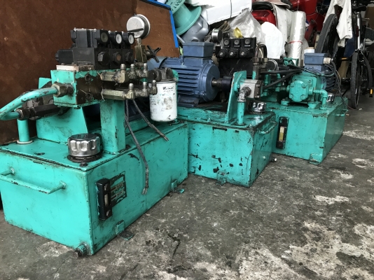 ขายชุดปั้มน้ำมันไฮโดรลิคขนาด 3HP. 380V พร้อมชุดวาล์วคอนโทรล อุปกรณ์ครบ สภาพสวย พร้อมใช้งาน มี 3ชุดครับ