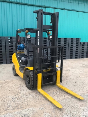 ขายฟอร์คลิฟท์  KOMATSU รุ่น FG25T-16 ขนาดยก 2.5 ตันเสา 4 เมตร เก่านอกเเท้
