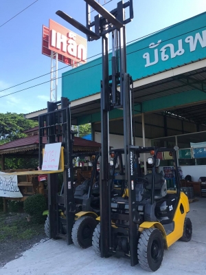 ขาย รถโฟล์คลิฟท์ KOMATSU รุ่น FG25T-16เสาทูฟรี 4.3 เมตร