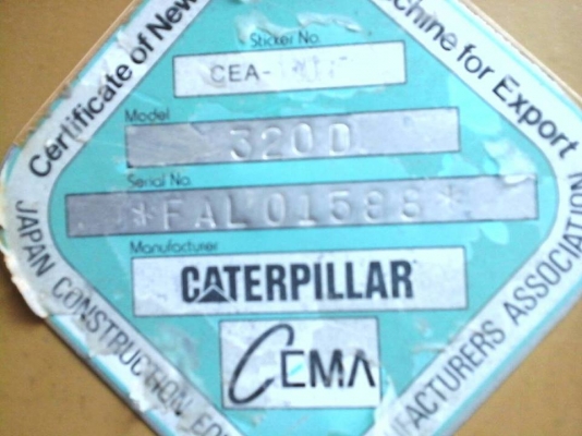 ขายรถขุด CAT 320D นำเข้าจากนอกแท้ยังไม่ใช้งานในไทยมีลายกระบอกดำใบ 80 มีแอร์เอกสารอินวอยไฟฟ้าครบสภาพเดิมๆจากนอกสวยเต็มทุกอย่างพร้อมใช้ร้านละอองดาวแทรคเตอร์นครชัยศรี