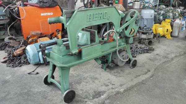 ** SOLD ** เลื่อยชักตัดเหล็ก HERO 14" รุ่นปั้มน้ำ Mitsu 1/2 HP 220V พร้อมใช้