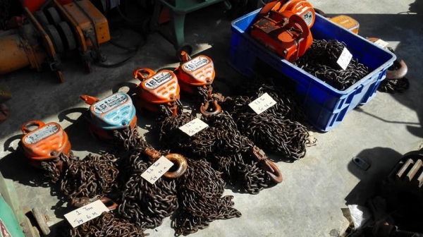 ** เหลือ 5 ตัน ** รอกโซ่สาวญี่ปุ่นตราช้าง K-75 รุ่นพิเศษโซ่ยาว 10 เมตร ขนาด 1- 5 ตัน ของสวยลงตู้คัดมาพร้อมใช้งาน ** เหลือ 5 ตัน ** รอกโซ่สาวญี่ปุ่นตราช้าง K-75 รุ่นพิเศษโซ่ยาว 10 เมตร ขนาด 1- 5 ตัน ของสวยลงตู้คัดมาพร้อมใช้งาน