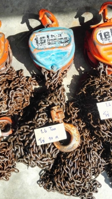 ** เหลือ 5 ตัน ** รอกโซ่สาวญี่ปุ่นตราช้าง K-75 รุ่นพิเศษโซ่ยาว 10 เมตร ขนาด 1- 5 ตัน ของสวยลงตู้คัดมาพร้อมใช้งาน ** เหลือ 5 ตัน ** รอกโซ่สาวญี่ปุ่นตราช้าง K-75 รุ่นพิเศษโซ่ยาว 10 เมตร ขนาด 1- 5 ตัน ของสวยลงตู้คัดมาพร้อมใช้งาน