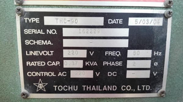 ตู้พ่นทราย TOCHU รุ่น THC-90 ไฟบ้าน 220V อุปกรณ์สาย/ปืนครบพร้อมใช้