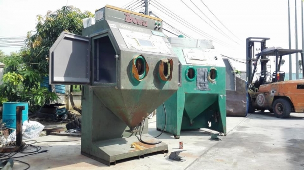 ตู้พ่นทราย TOCHU รุ่น THC-90 ไฟบ้าน 220V อุปกรณ์สาย/ปืนครบพร้อมใช้