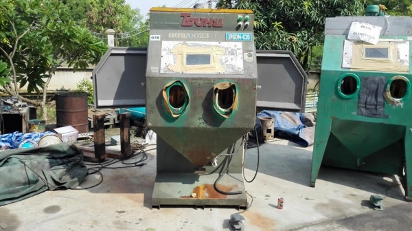 ตู้พ่นทราย TOCHU รุ่น THC-90 ไฟบ้าน 220V อุปกรณ์สาย/ปืนครบพร้อมใช้