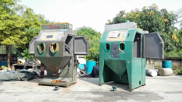 ตู้พ่นทราย TOCHU รุ่น THC-90 ไฟบ้าน 220V อุปกรณ์สาย/ปืนครบพร้อมใช้