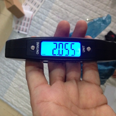 เครื่องช่างน้ำหนักแบบมีอถือ แสดงผลดิจิตอล
