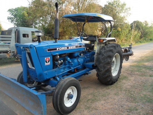 ขายแล้ว รถไถ ฟอร์ด6600(77-T5) พร้อมดันหน้า ผาน7