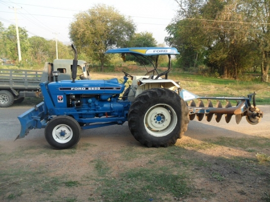 ขายแล้ว รถไถ ฟอร์ด6600(77-T5) พร้อมดันหน้า ผาน7