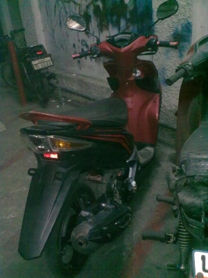 ขาย MIO 125 GTX ล้อแม็ก สีแดง ดำ สวย เดิม 19500