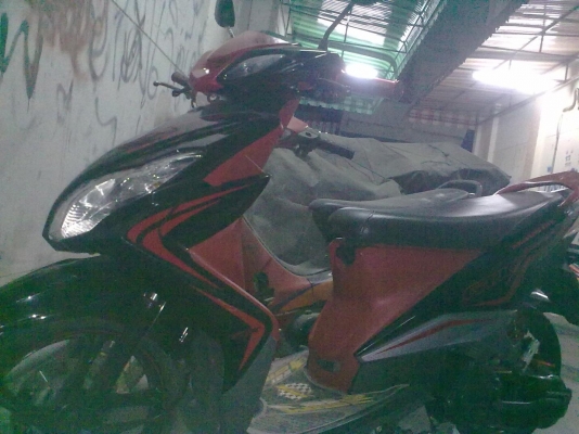 ขาย MIO 125 GTX ล้อแม็ก สีแดง ดำ สวย เดิม 19500