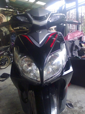 ขาย MIO 125 GTX ล้อแม็ก สีแดง ดำ สวย เดิม 19500