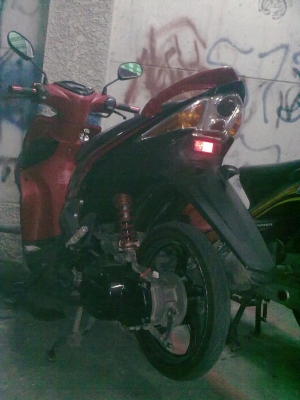 ขาย MIO 125 GTX ล้อแม็ก สีแดง ดำ สวย เดิม 19500